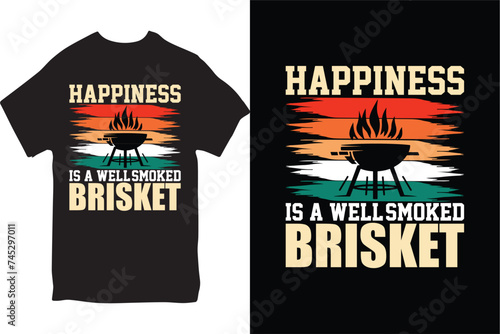 BBQ T-shirt Design. Funny BBQ T-shirt Design And BBQ Lovers & Grilling T-shirt Design.