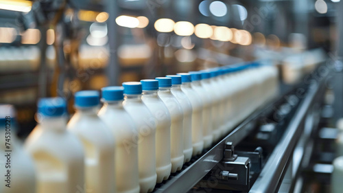 Wallpaper Mural Automated Robotic milk products in Line industrial Torontodigital.ca