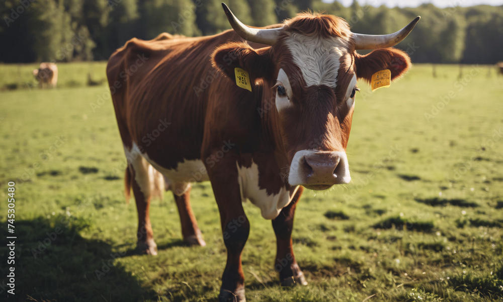 Cow in the field Cow in the field