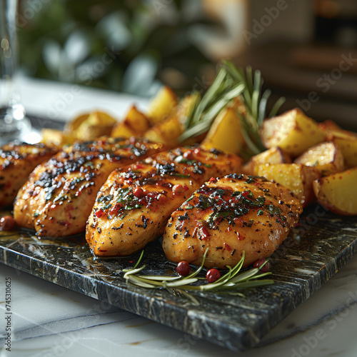 Chicken with potatoes