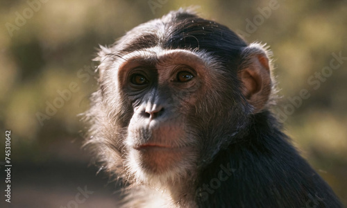 Chimpanzee in the field