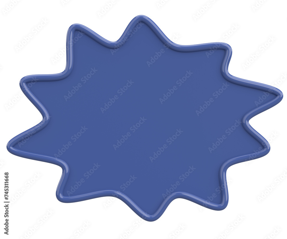 Speech Bubble. Text Box. 3D Illustration. Speech Bubble. Text Box. 3D Illustration.