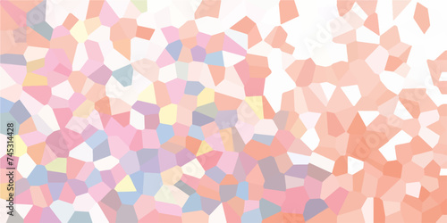 Abstract Seamless Multicolor Retro Mosaic Pattern and Quartz Crystal Pixel Diagram Background. Artful Fabric Printing, Background for Websites, Presentations, Brochures, and Social Media Graphics.
