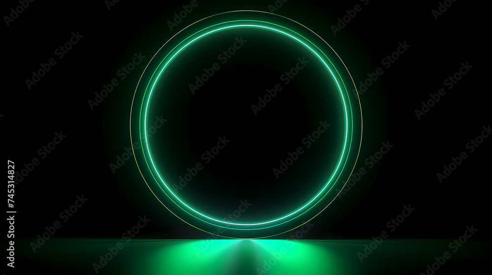 Technology bright circles on background Technology bright circles on background
