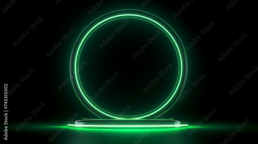 Technology bright circles on background Technology bright circles on background