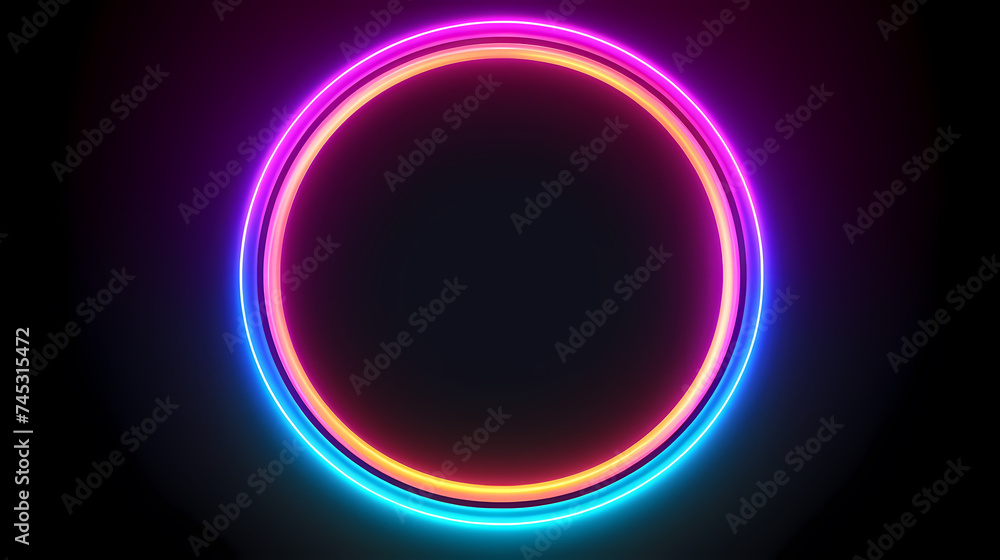 Technology bright circles on background Technology bright circles on background