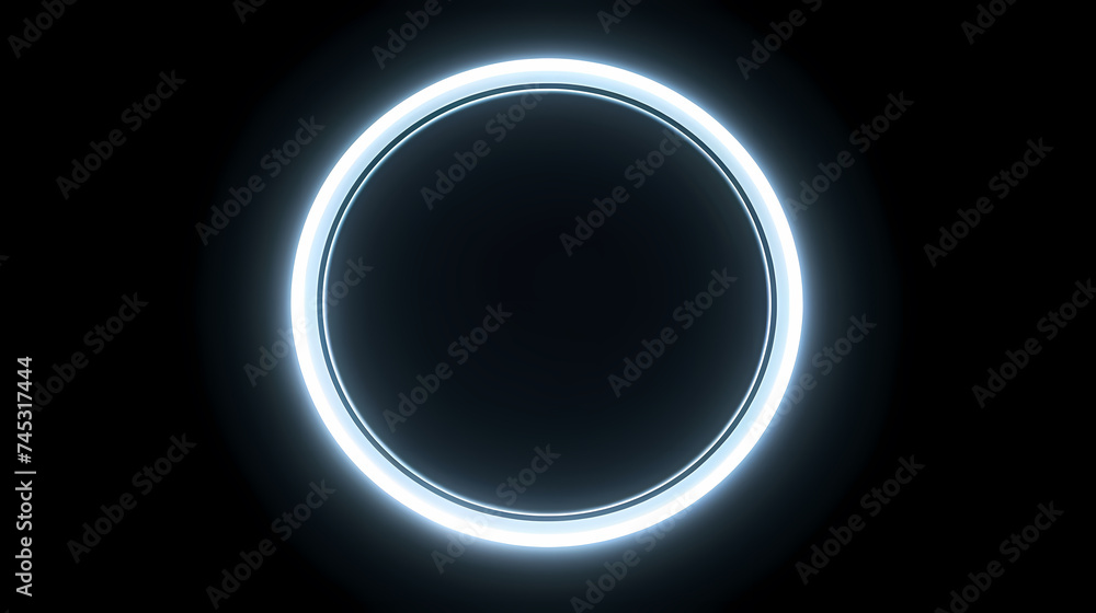Technology bright circles on background Technology bright circles on background