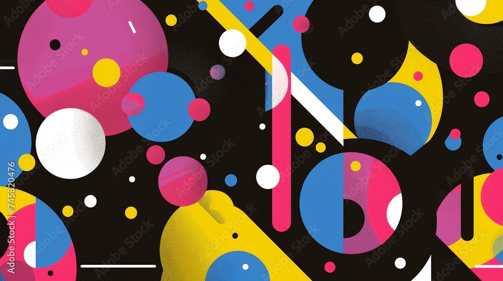 Obraz premium a painting of a colorful abstract background