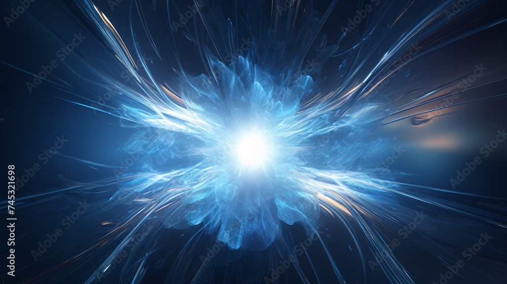 Abstract ice structures crackle under the explosion. Water artwork melds with the icy burst. Abstract ice structures crackle under the explosion. Water artwork melds with the icy burst.