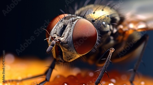 Close up of a fly