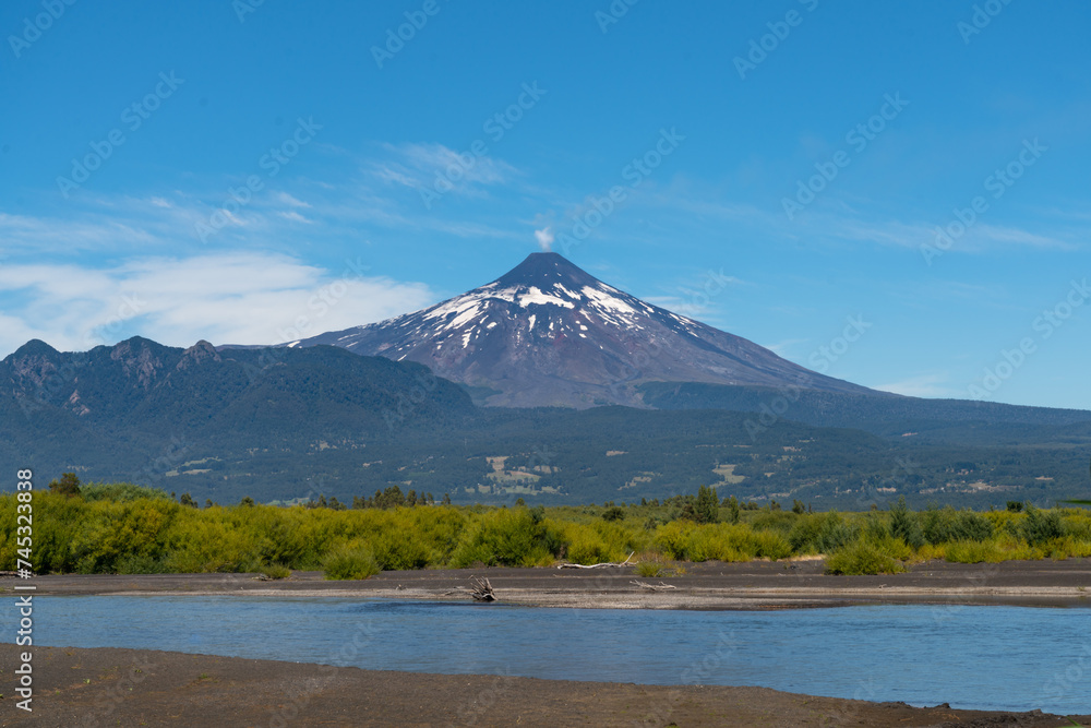 Aktiver Vulkan, Villarrica, Pucon, Chile