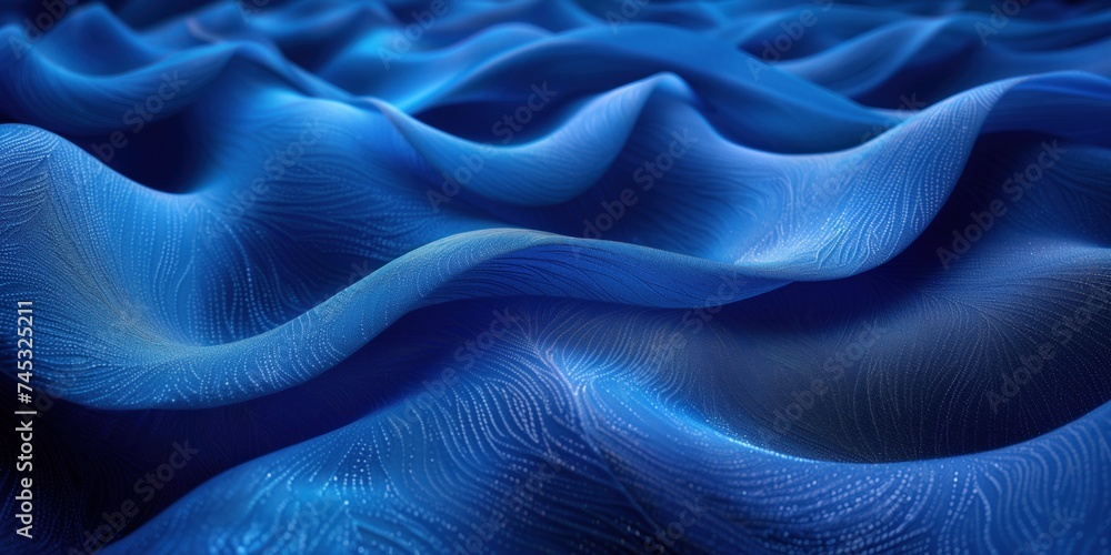 Obraz premium Blue Waves Background