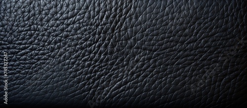 Close-up black wallet leather texture background