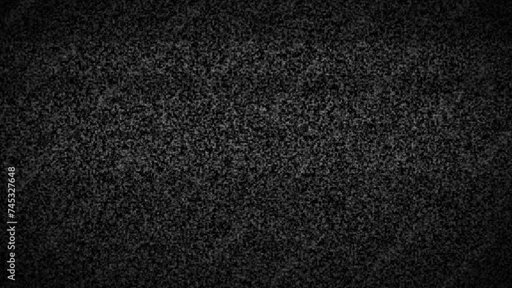 Fototapeta premium TV snow or noise background. Detuned analog tele visor. Bad Tv Signal - Static tv noise, black and white.