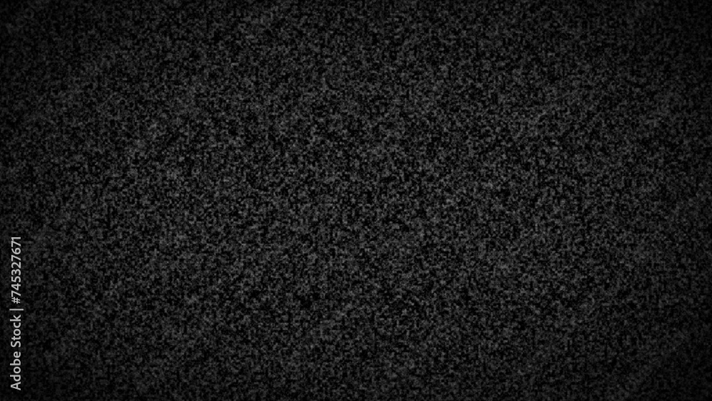 TV snow or noise background. Detuned analog tele visor. Bad Tv Signal - Static tv noise, black and white. - obrazy, fototapety, plakaty 