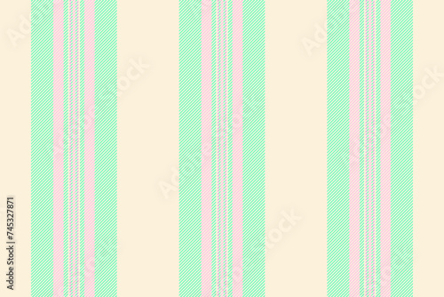 20s texture textile fabric, november seamless stripe pattern. Duvet background vector lines vertical in light and mint colors.