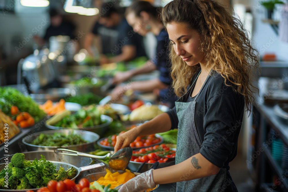 Celebrate the intersection of food, health, and lifestyle as individuals come together to prepare and enjoy wholesome meals packed with fresh ingredients and vibrant flavors.