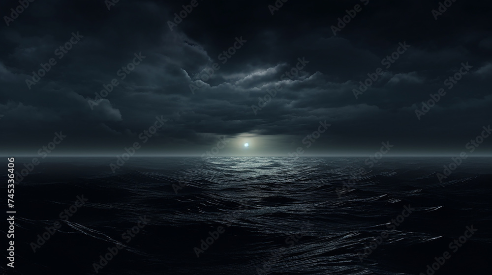Infinite Black Horizon is a phrase that refers to a dark background image with no visible end or limit.