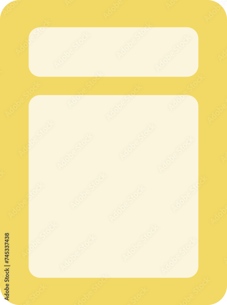 Yellow post it note Yellow post it note