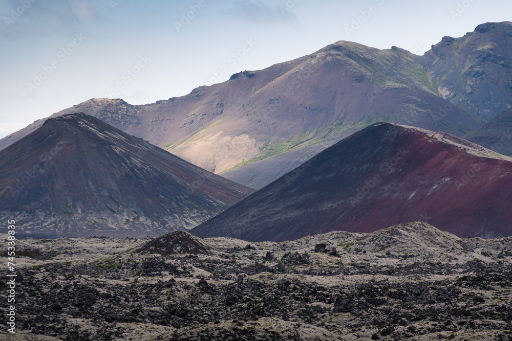 A Couple of Dormant Volcanos in Iceland