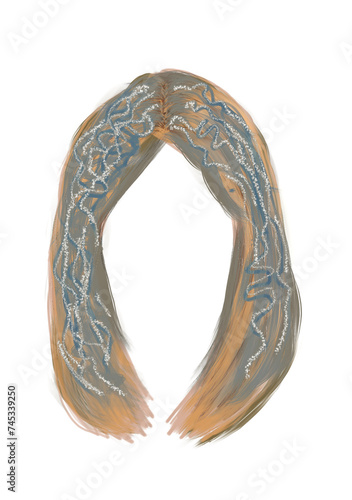 Hair cartoon