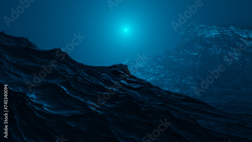 Fototapeta Naklejka Na Ścianę i Meble -  3D OCEAN - Made In Blender