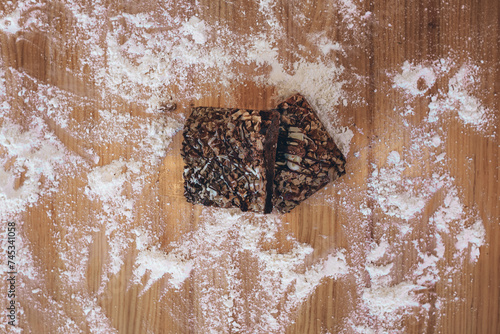 Brownie chocolate, repostería casera tradicional