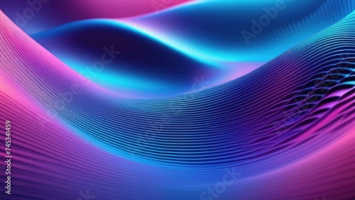 abstract blue pink background with wave effect