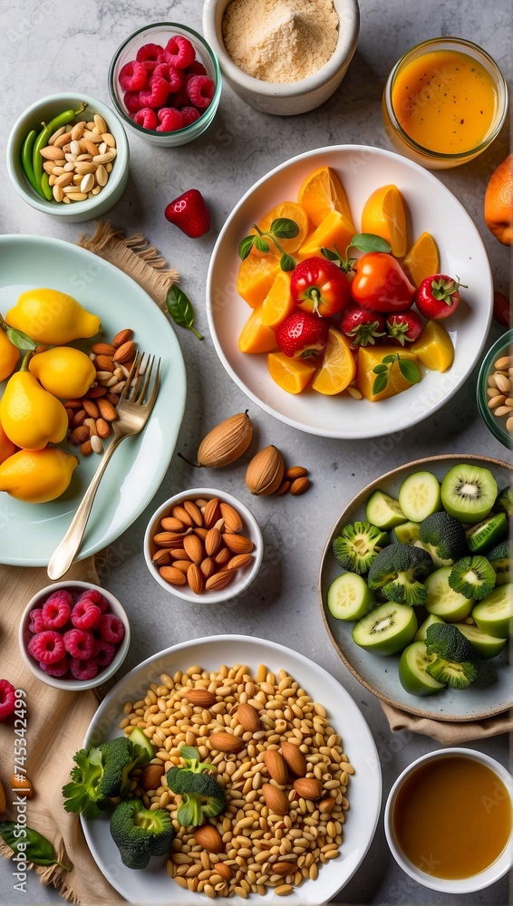 A Table Full of a Variety of Fresh Healthy Food. Diverse Array of Fresh and Wholesome Foods. BIO Food. Homegrown Organic Remedy Foods. A Table Full of a Variety of Fresh Healthy Food. Diverse Array of Fresh and Wholesome Foods. BIO Food. Homegrown Organic Remedy Foods.