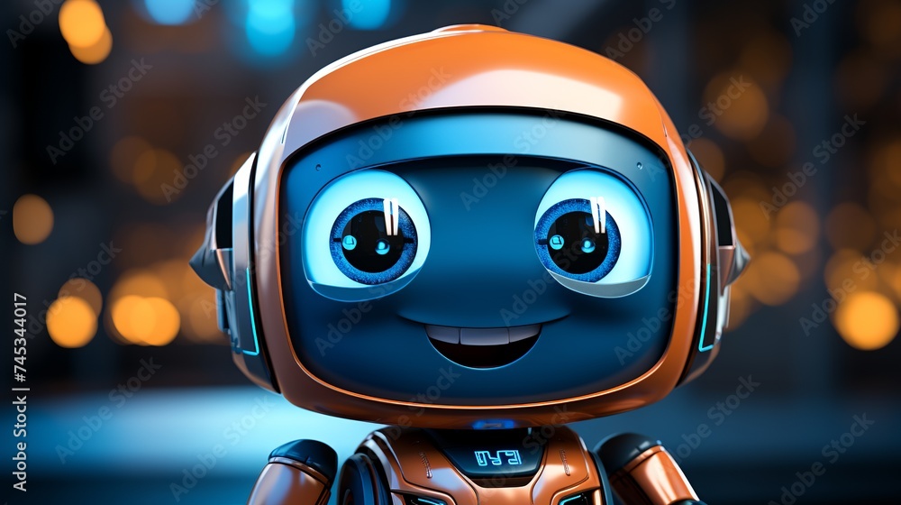 Collaborative Robots Cobots, Voice Interface Designer, 3D ICONS, clay, cartoon, Cute, shiny, smooth, clean background, simple details, 8K Collaborative Robots Cobots, Voice Interface Designer, 3D ICONS, clay, cartoon, Cute, shiny, smooth, clean background, simple details, 8K