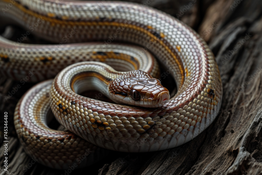 Fototapeta premium Close up of a snake in a nature