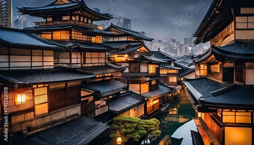 japan city scene, buildings in japan, japanese culture