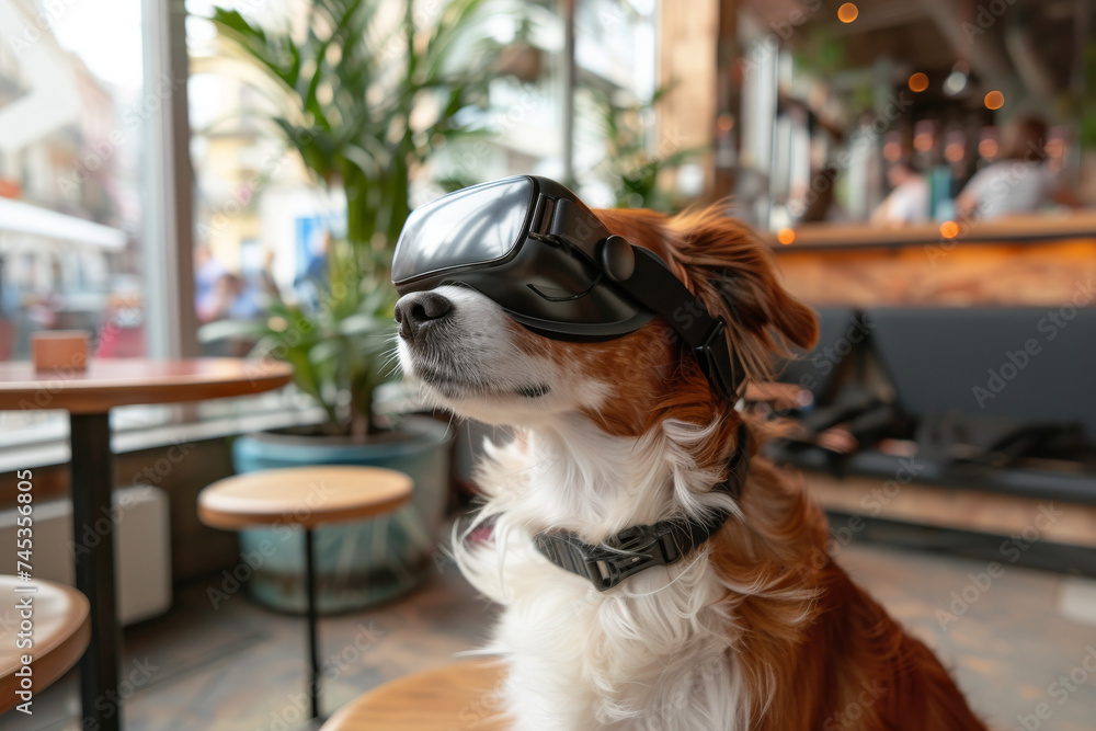 VR virtual reality dog