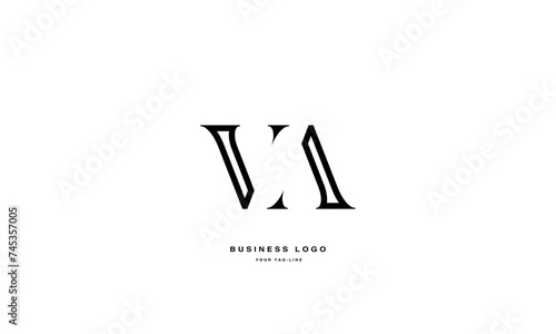 VA, AV, V, A, Abstract Letters Logo Monogram