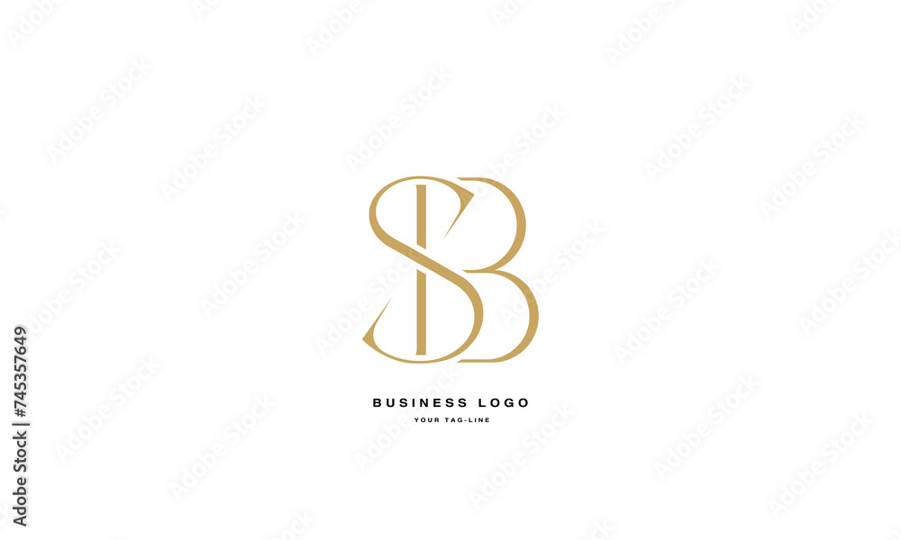 SB, BS, S, B, Abstract Letters Logo Monogram SB, BS, S, B, Abstract Letters Logo Monogram