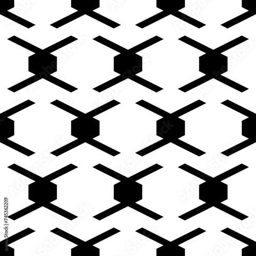 Seamless pattern. Figures ornament. Ethnic wallpaper. Mosaics background. Geometric motif. Folk image. Simple shapes backdrop. Digital paper, web design, textile print, abstract illustration. Vector.