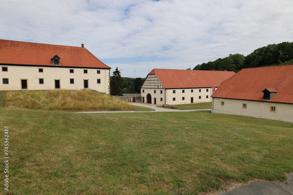 Blick auf Kloster Dalheim im Paderborner Land	