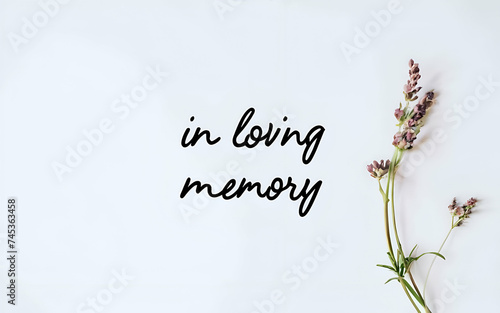 In loving memory