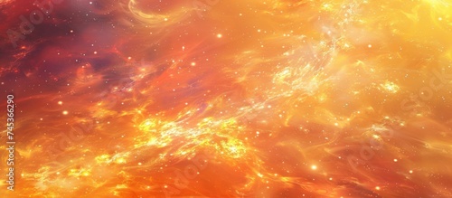 phoenix in galaxy background