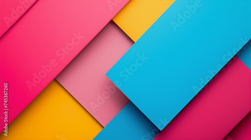 Sleek Lines and Vibrant Background in Flat Lay Style - Contemporary Design Aesthetic, Minimalist Chic, and Colorful Visual Composition for Trendy Bloggers, Social Media Influencers