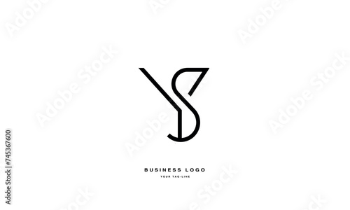 YS, SY, Y, S, Abstract Letters Logo Monogram