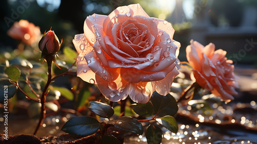 Dans un jardin secret, une fleur rare éclose, révélant un amour perdu depuis longtemps. © arnaud