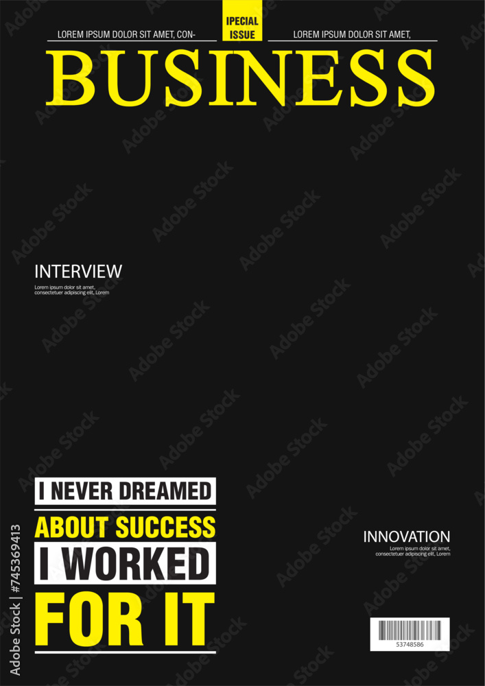 Dynamic Magazine Cover Design Dynamic Magazine Cover Design