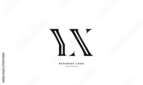 YX  XY  Y  X  Abstract Letters Logo Monogram