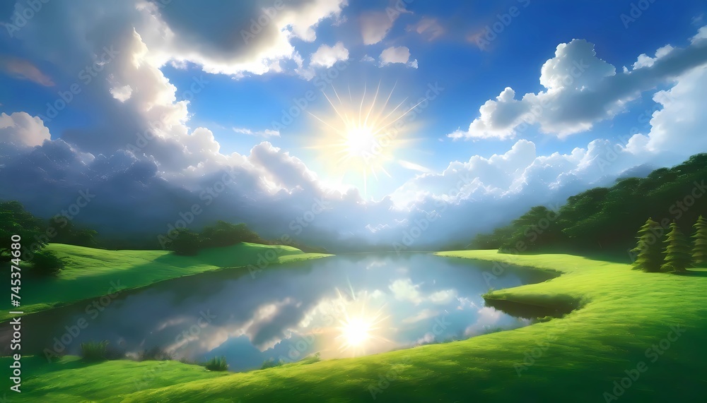 idyllic and picturesque landscapes featuring mountains, lakes, and a variety of flora in full bloom. idyllic and picturesque landscapes featuring mountains, lakes, and a variety of flora in full bloom.