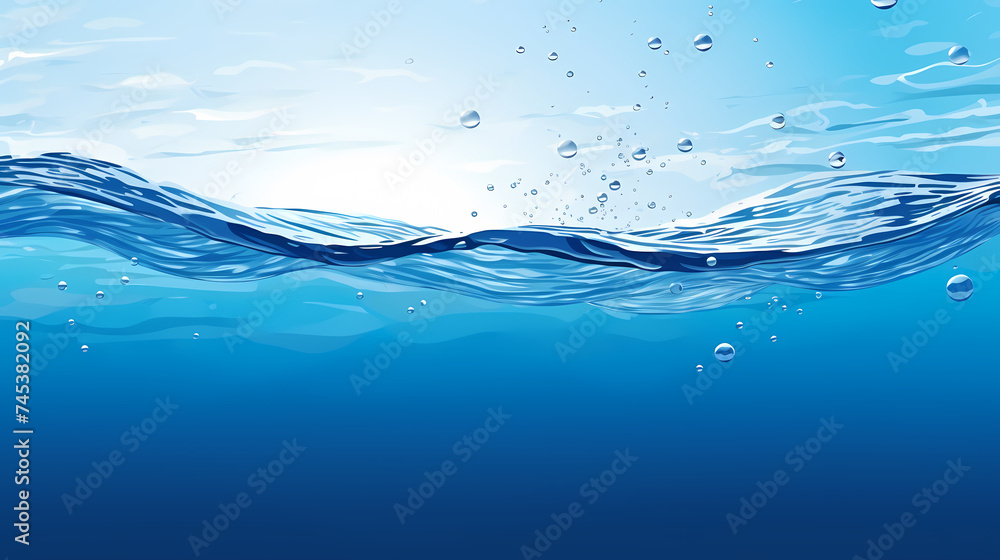 Abstract blue water wave texture background Abstract blue water wave texture background