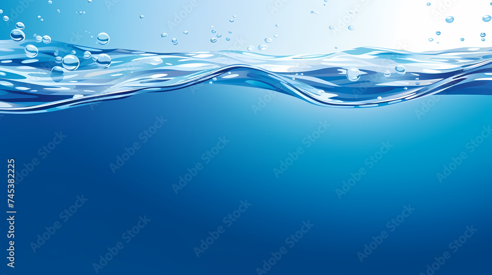 Abstract blue water wave texture background Abstract blue water wave texture background