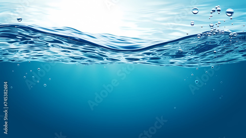 Background seamless realistic water ripples