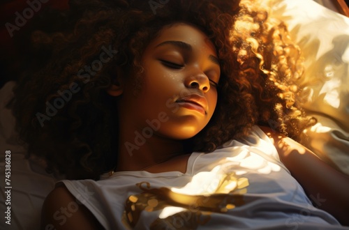 Woman Laying Down With Eyes Closed