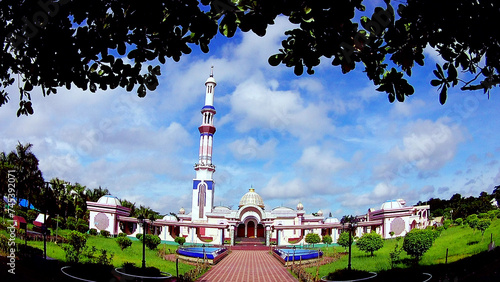 Baitul Aman Jame Masjid is a beautiful architectural monument of South Asia. Baitul Aman Jame Masjid. Barisal Uzirpur Upazila, Guthia